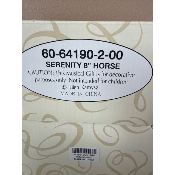 San Francisco Music Box Serenity Carousel Horse Music Box Candle in the Wind NEW - Picture 13 of 17